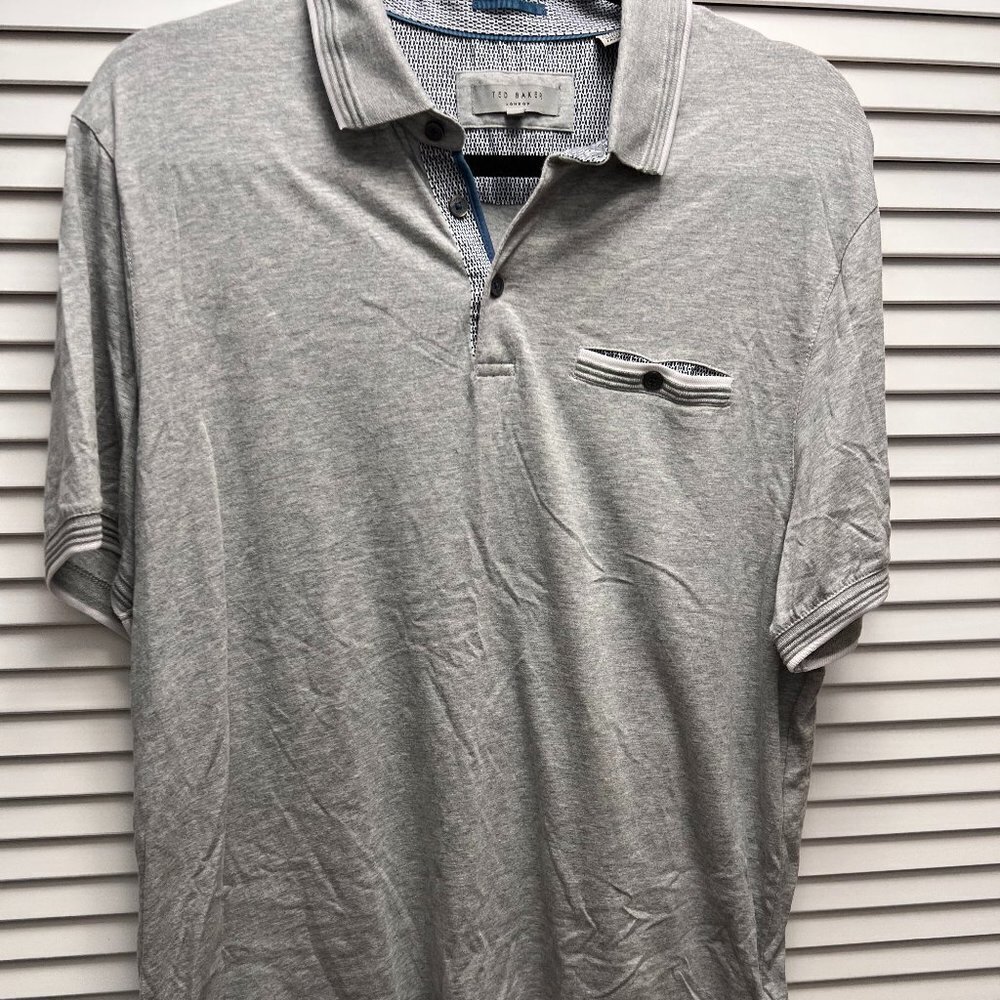 TED BAKER LONDON Men's Tortila Slim Fit Polo Shirt size 6 (XXL)